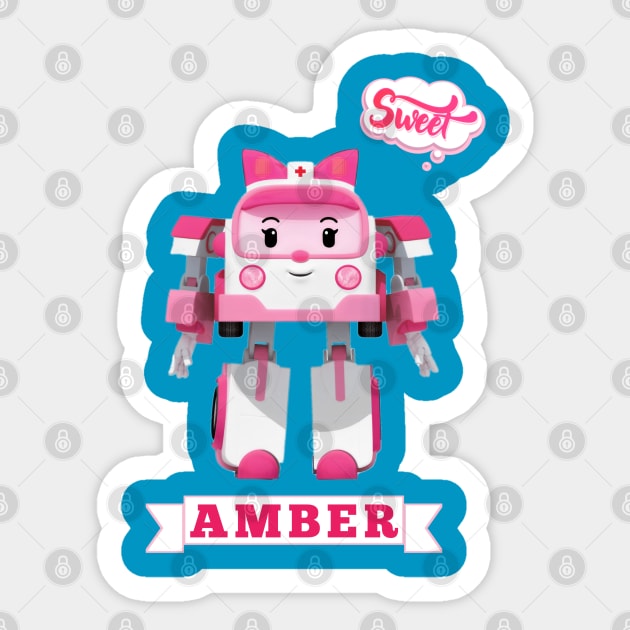 amber Sticker by scary poter